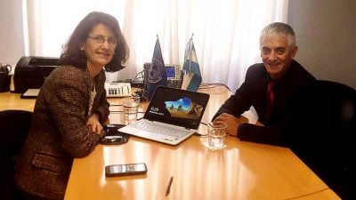 Mart�nez y representante de OPS analizaron los avances en materia sanitaria