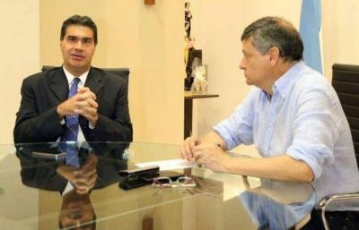 Peppo y Capitanich mantuvieron un encuentro a solas