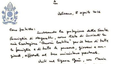 �Amoris laetitia�, una nueva �constituci�n� para las familias