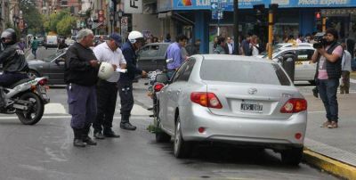 Diez veh�culos oficiales del Gobierno provincial fueron multados