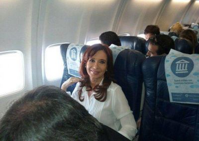 Se espera que Cristina Kirchner arribe el lunes a la noche a Buenos Aires