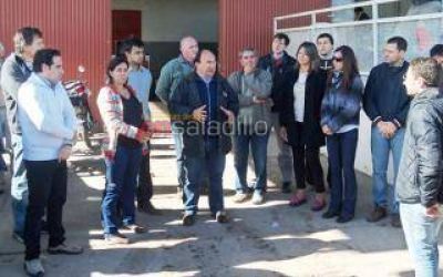 Salom�n visit� la planta de tratamiento de residuos s�lidos