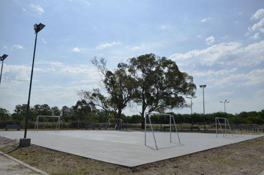 Entr� en la etapa final la obra del nuevo parque de Llavallol Norte