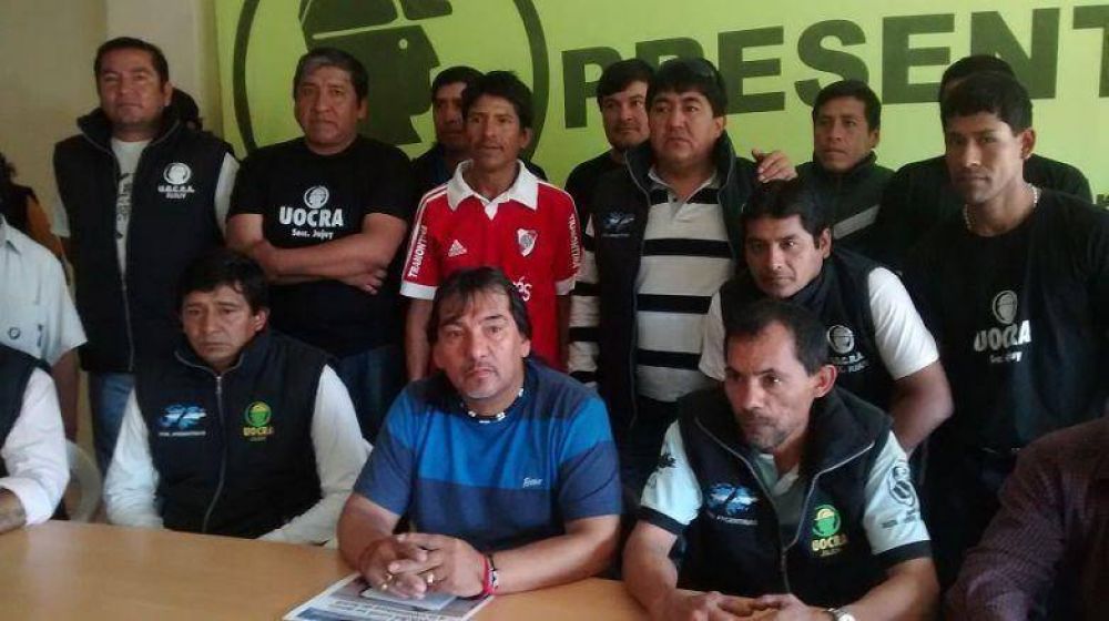 LA UOCRA JUJUY SIGUE PREOCUPADA POR LA RECESI�N EN LA OBRA P�BLICA