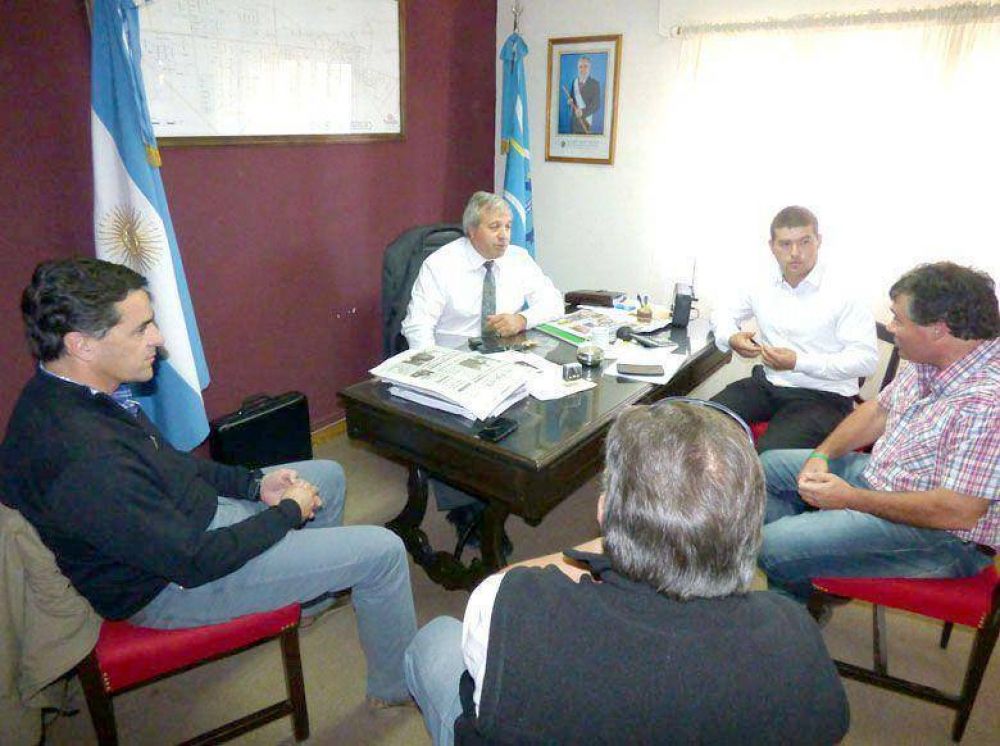 TREVELIN: El intendente Aleuy recibi� a Alonso y Aquilanti