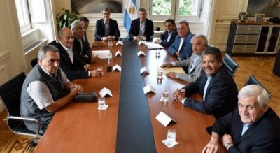 Las tres CGT ser�n recibidas por el Presidente Macri en la quinta de Olivos
