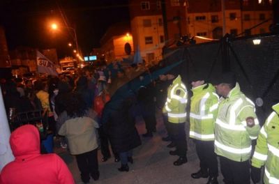 SUTEF escracha casas de funcionarios por las calles de Chacra II en R�o Grande