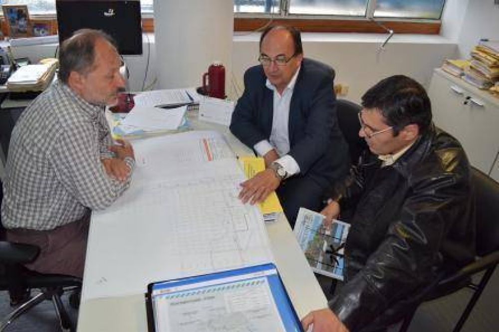 SALOM�N Y CANDIA ESTUVIERON EN HIDR�ULICA PROVINCIAL