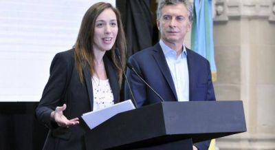 Macri y Vidal anunciaron obras h�dricas para Roque P�rez y Ruta Nacional 205