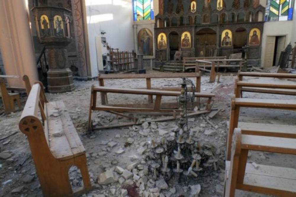 Restaurarán juntos iglesias destruidas en Siria