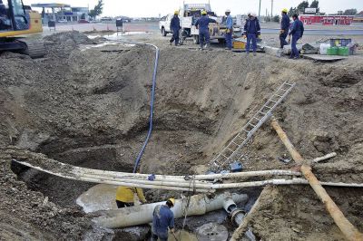 El acueducto Arenal Ciudadela se rompi� nueve veces en los �ltimos cuatro meses