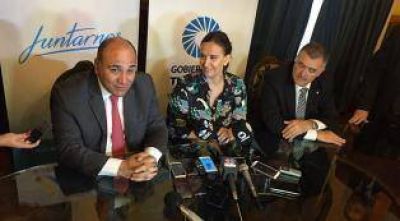 Michetti brome� con Manzur y resalt� el Bicentenario