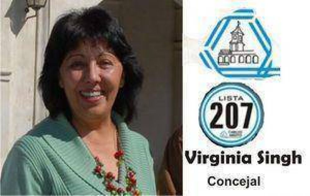 Inaugura la Candidata a Concejal Virginia Singh la sede de Cabildo Abierto.