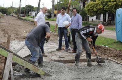 Nardini recorri� el nuevo circuito aer�bico de Villa de Mayo