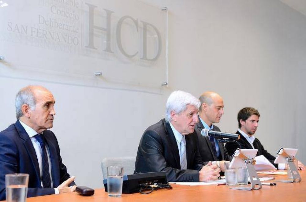 Andreotti inaugur� el a�o legislativo con pedidos a Provincia y Naci�n