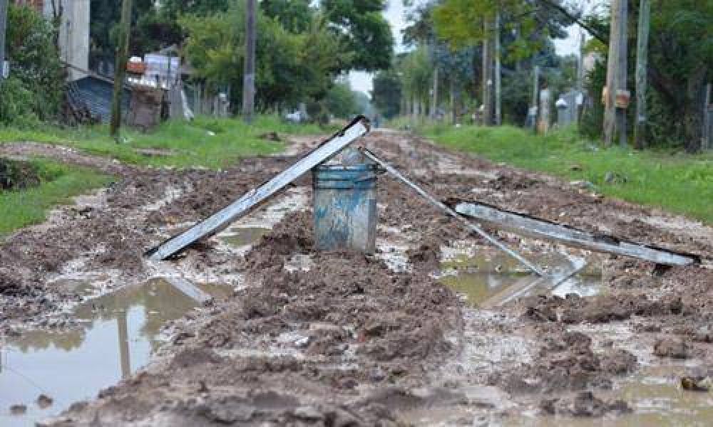 El arreglo de calles, despu�s de la lluvia