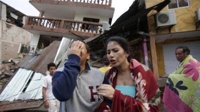 Ecuador sufre por un potente terremoto