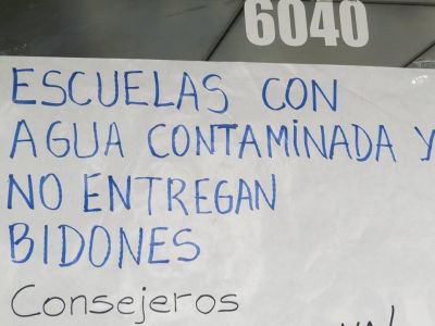 Denuncian que hay 55 establecimientos educativos sin agua potable