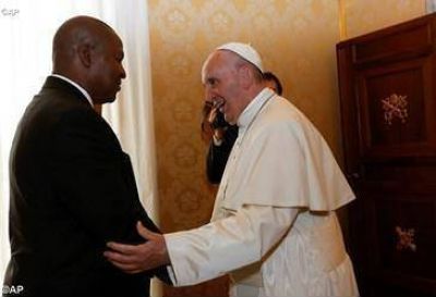 El Papa Francisco recibe al presidente de la Rep�blica Centroafricana, Faustin-Archange Touad�ra