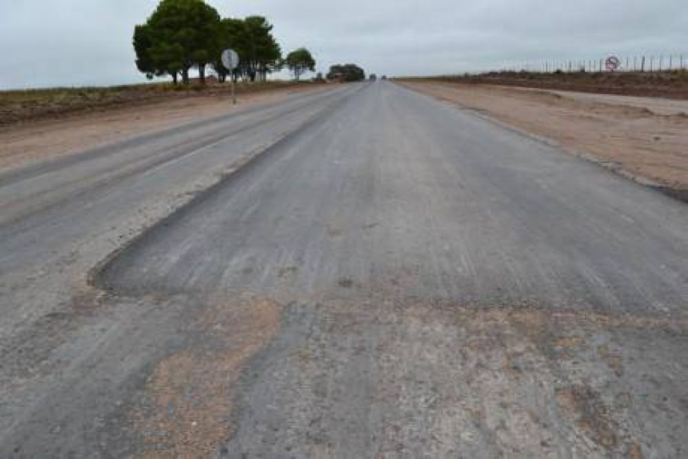 Cerca del 40 % el avance de obras de pavimentaci�n en la ruta provincial n�mero 1 de La Pampa