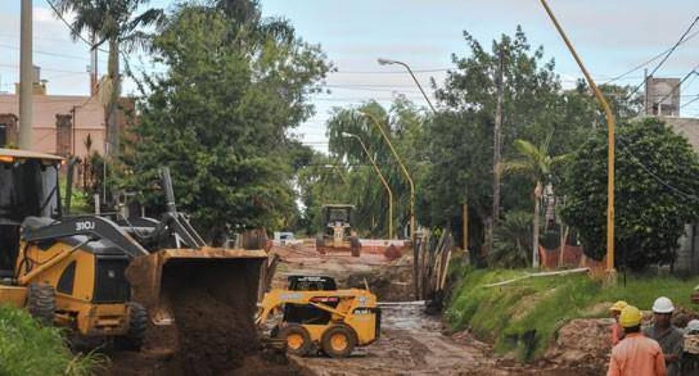 Avanzan obras en el distrito norte