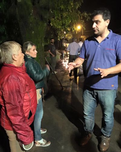 Misenti: �Esto no fue porque que las obras pluviales no funcionaron sino que estuvieron colapsadas�