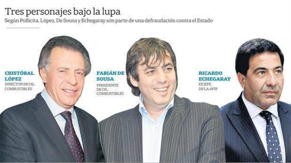 Piden la indagatoria de Crist�bal L�pez