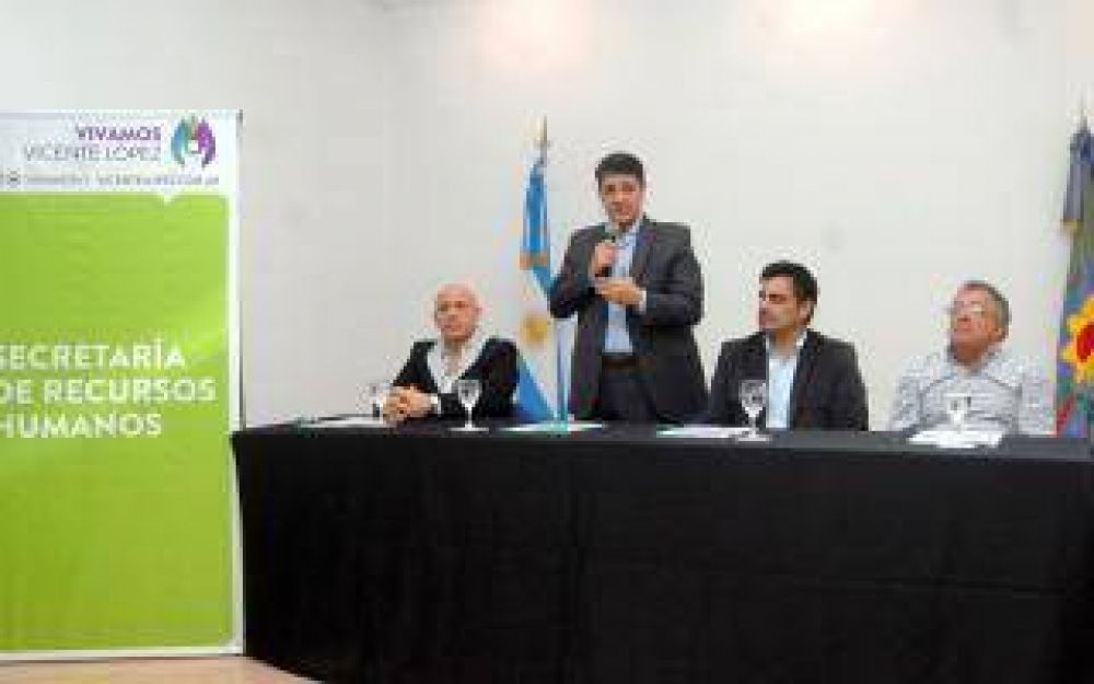 Jorge Macri particip� de la apertura de las paritarias en Vicente L�pez