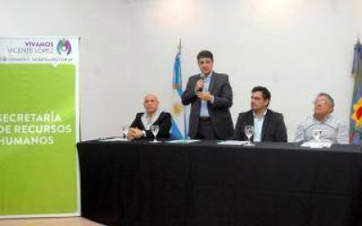 Jorge Macri particip� de la apertura de las paritarias en Vicente L�pez