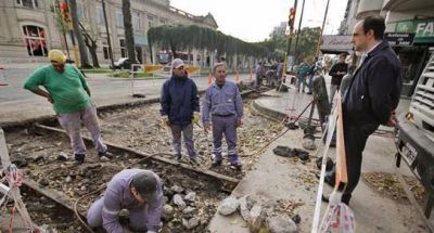 Vuelven las tares de bacheo en calles 