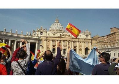 Peregrinos en Roma: cada palabra de Francisco es reconfortable