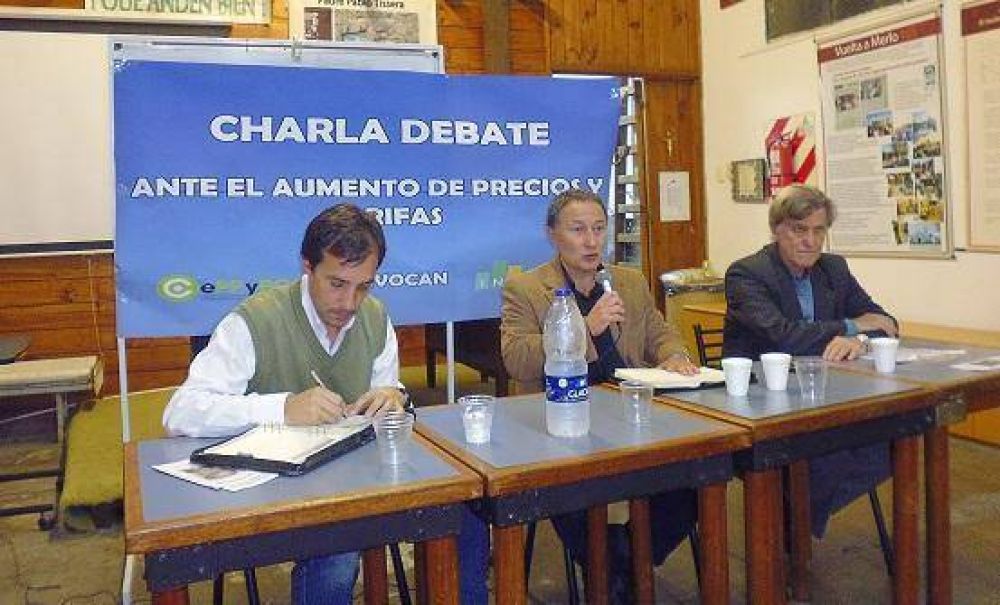 Ceballos y Bussetti disertaron sobre los tarifazos en Vicente Lpez