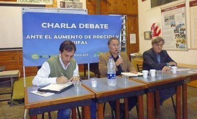 Ceballos y Bussetti disertaron sobre los �tarifazos� en Vicente L�pez