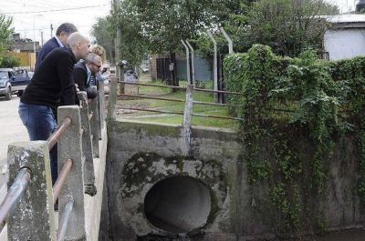 El municipio y la provincia trabajan para ampliar red cloacal malvinense
