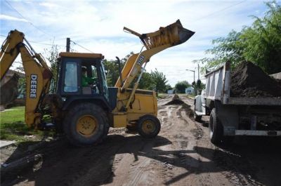 Comenzaron los trabajos previos en la calle R�o Gallegos