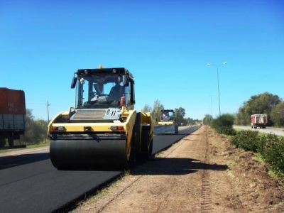Reactivaci�n de la repavimentaci�n sobre Ruta Nacional N� 7