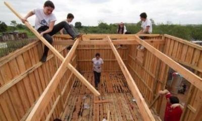 La organizaci�n TECHO construy� 36 viviendas de emergencia en Posadas