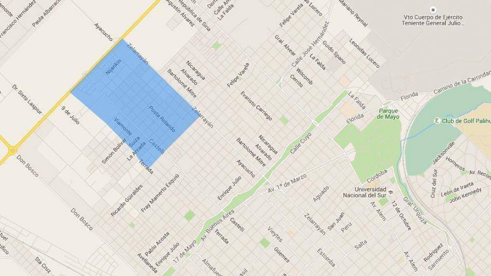 Anuncian un corte de agua en un sector de Bah�a