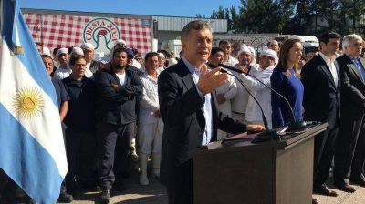 Las 7 frases del presidente Mauricio Macri en la planta de Cresta Roja