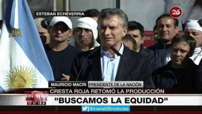 Macri, contra el proyecto antidespidos de la oposici�n: 