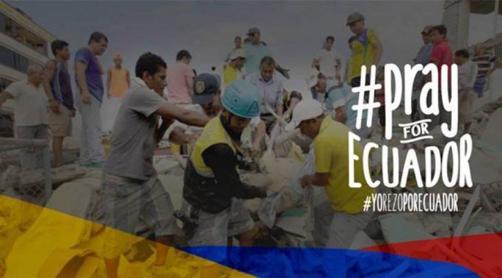 Lanzan campaña de oración #PrayForEcuador
