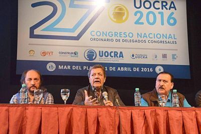 El l�der de la Uocra llam� a formar un sindicalismo �unido y moderno�