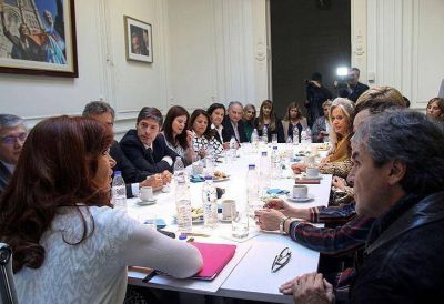 Los senadores que plantaron a Cristina en el Instituto Patria