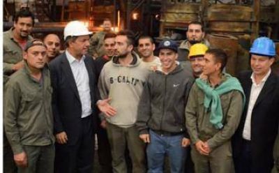  Scioli visit� Brown y alert� sobre dificultades de las industrias