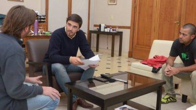 Galli recibi� a los referentes de los 