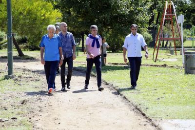Juan Zabaleta supervis� obras de refacci�n en el Estadio Municipal