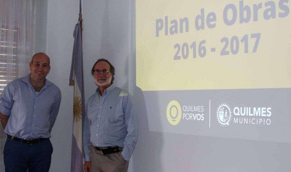 Molina present� a Chain el Plan Maestro de obras para Quilmes