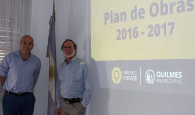Molina present� a Chain el Plan Maestro de obras para Quilmes
