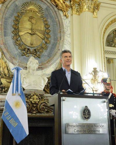 Macri admiti� que 