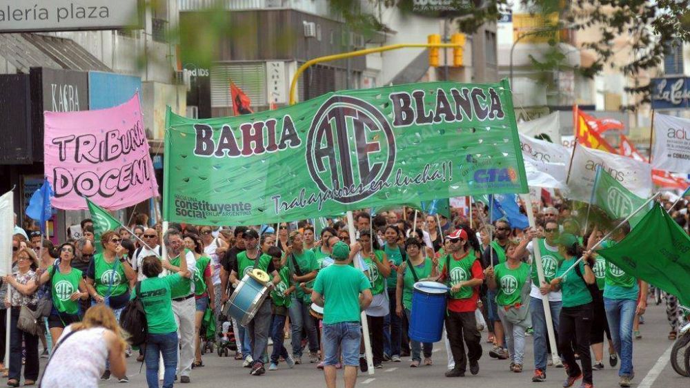 Comienza un paro por 72 horas que se sentir� con fuerza en Bah�a Blanca
